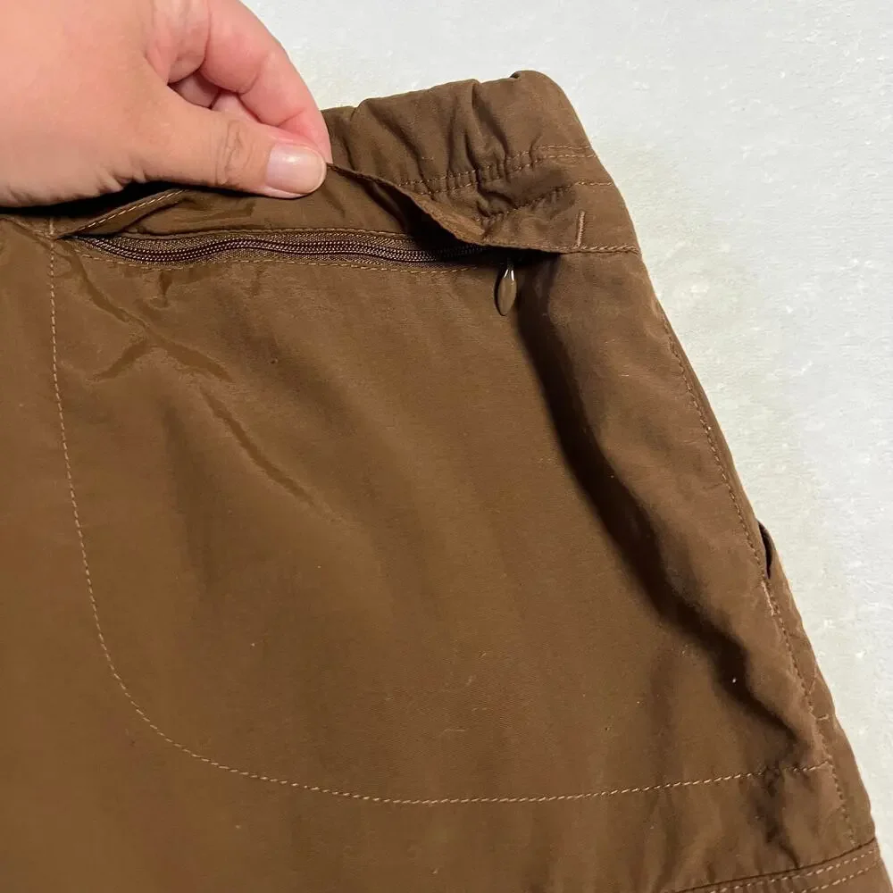 REI Women's Nylon Straight Leg Convertible Cargo Pants Size 6P UPF 30+ Hiking